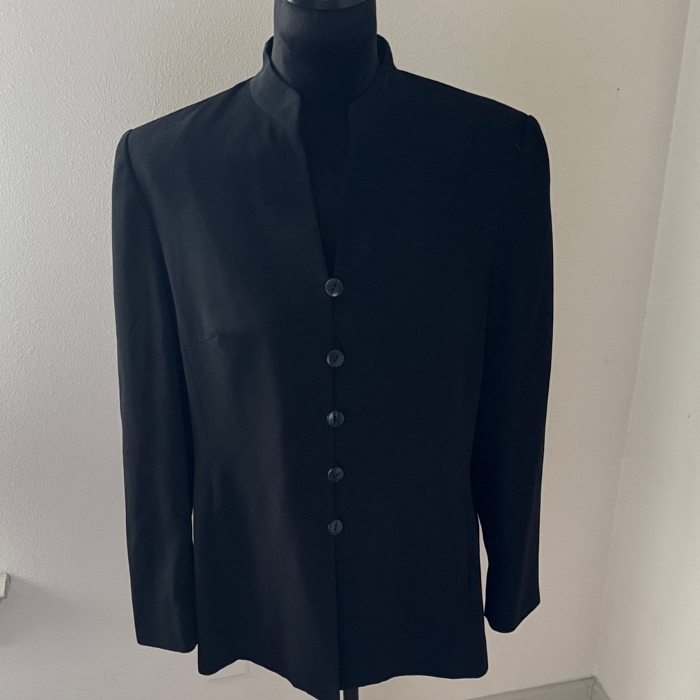 PRESTON & YORK Women's button up Blazer, Coat, Jacket Black Size 12